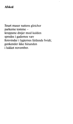 Søren Ulrik Thomsen – City Slang, 1981